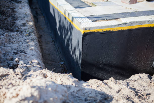 Residential Emergency Waterproofing installation at a Morton, IL home by SJ Waterproofing Pros